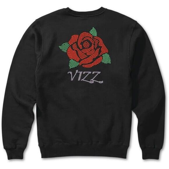 Thirtytwo Men's Vizz Pullover Crewneck Sweatshirt in Black - Picture 1 of 2